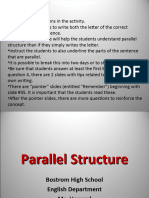 Parallel Structure Bostrom School-Wide