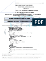 Sujets PROBAT TI+Corrigé - 2024