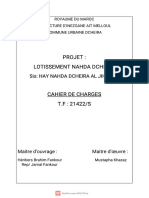 Cahier de Charge Lotissement