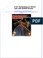 Full Download PDF of Test Bank For Technology in Action Complete 16th Edition Evans All Chapter