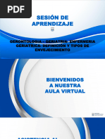 Sesión de Aprendizaje 1 - Gerontologia-Geriatria-Perfil de Enfermeria Tecnica