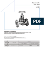 Krombach Fig. 800 - Globe Valve