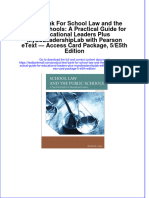 Full Download pdf of Test Bank For School Law and the Public Schools: A Practical Guide for Educational Leaders Plus MyEdLeadershipLab with Pearson eText — Access Card Package, 5/E5th Edition all chapter