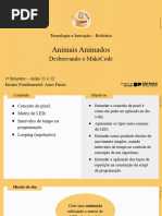 Animais Animados: Desbravando O Makecode