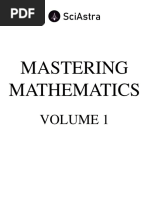 Math Volume 1 Sciastra