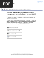 4 - CO2 Laser and The Genitourinary Syndrome of Menopause - A Randomized Sham-Controlled Trial