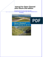 Full Download PDF of Solution Manual For Open Channel Hydraulics Sturm 2nd Edition All Chapter