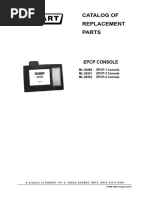 Catalog of Replacement Parts: Epcp Console