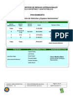 Certificacion de Vehiculos o Equipos Motorizados.