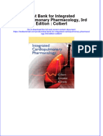 Full Download PDF of Test Bank For Integrated Cardiopulmonary Pharmacology, 3rd Edition: Colbert All Chapter