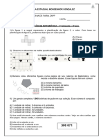 Avaliação Matemática