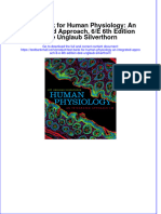 Full Download PDF of Test Bank For Human Physiology: An Integrated Approach, 6/E 6th Edition Dee Unglaub Silverthorn All Chapter