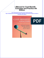 Full Download PDF of Solution Manual For Cost-Benefit Analysis: Concepts and Practice 5th Edition All Chapter