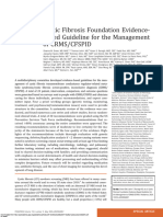 CF Foundation Evidence Based Guideline For The Management of CRMS CFSPID