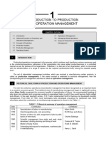 Chapter 1 Introduction To Production and Operation Management