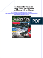 Full Download PDF of Solution Manual For Financial Accounting Tools For Business Decision Making 9th by Kimmel All Chapter