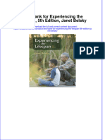 Full Download PDF of Test Bank For Experiencing The Lifespan, 5th Edition, Janet Belsky All Chapter