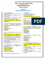 Biomoleculas Organicas Ii - Ejercicios - Claves