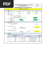 Water Filling Calculation