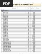 Unified Unit Cost (14 November 2022)