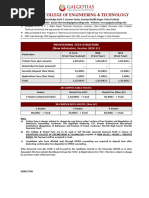 GCET Fee Structure 2020 21