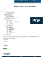 Introduction À L'analyse Réseau Avec Wireshark