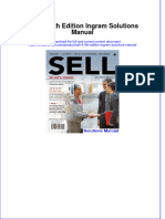 Full Download PDF of SELL 4 4th Edition Ingram Solutions Manual All Chapter