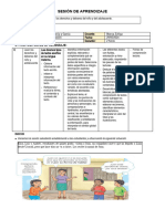 Sesión de Aprendizaje de Comunicación Miércoles 29