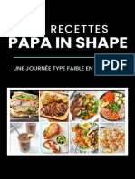 Une Journée Type Faible en Glucides - Papa in Shape