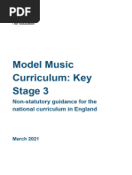 Model Music Curriculum Key Stage 3