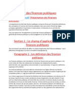 Droit Des Finances Publiques