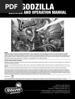 Stern 2021 Godzilla Premium Service and Operation Manual