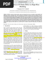 An Evaluation of P-Delta Effect in High-Rise Building