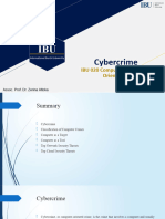 Cybercrime: IBU 020 Computer Engineering Orientation