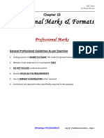 5-Chp 10 - Professional Skills & Formats (SBL Notes by Sir Hasan Dossani)