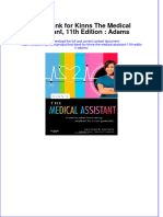 Full Download PDF of Test Bank For Kinns The Medical Assistant, 11th Edition: Adams All Chapter