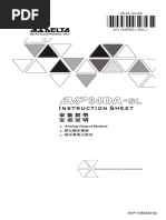 Modulo DVP 04DA SL Datasheet