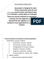 Population Forecaste - New