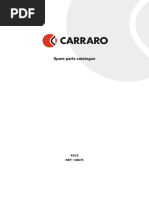 Spare Parts Catalogue: Axle REF: 138075