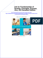 Full Download PDF of Test Bank For Fundamentals of Canadian Nursing: Concepts, Process, and Practice, 3rd Canadian Edition All Chapter