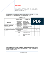 Cronograma de Tejamolino 2024