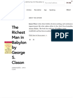 Book Summary - The Richest Man in Babylon by George Clason