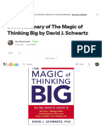 Book Summary of The Magic of Thinking Big by David J. Schwartz - by Sam MacDonald - Medium