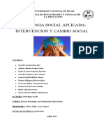 Psicologia Social Aplicada Intervencion y Cambio Social-1