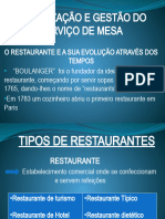 4 - Organização e Gestão Do Serviço de Mesa