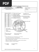 KRE #R 32 Marking Scheme