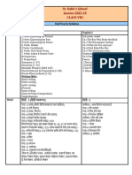 Half Yearly-Syllabus Class8