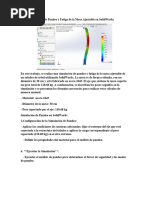 Simulación de Pandeo y Fatiga de La Mesa Ajustable en SolidWorks