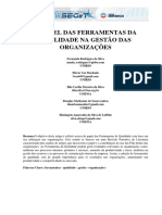 O Papel Das Ferramentas Da Qualidade Na Gestão Das Organizações