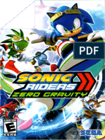 SonicRidersZeroGravity PS2 US Manual